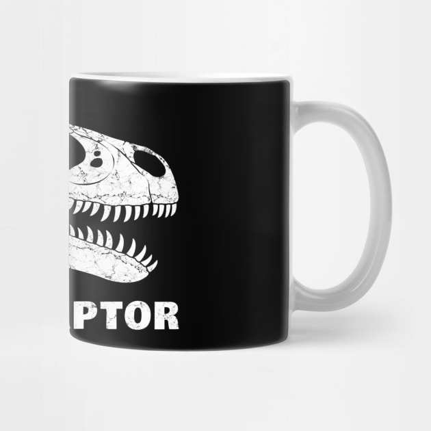 Utahraptor Fossil by NicGrayTees